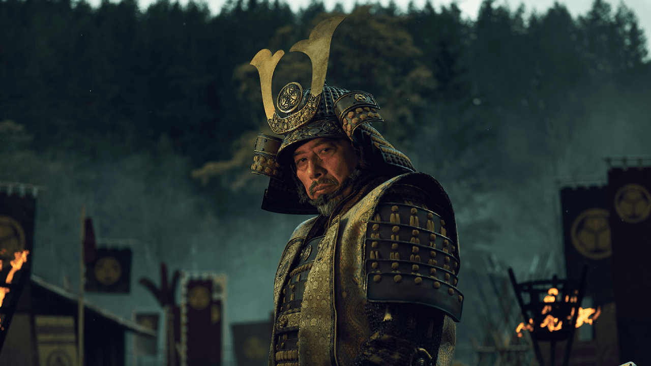 Torunaga from Shogan in his Samurai armour