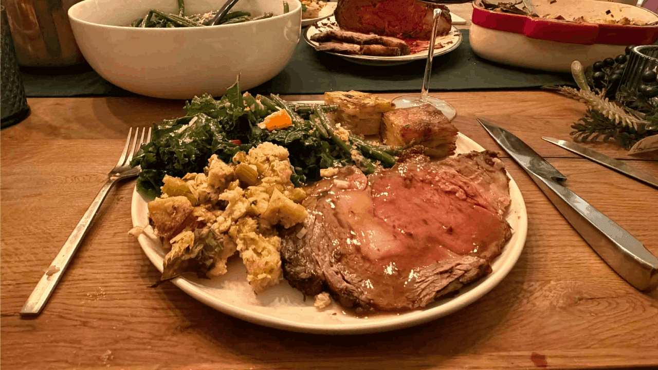Family having pizza from Pizzeria Badiali