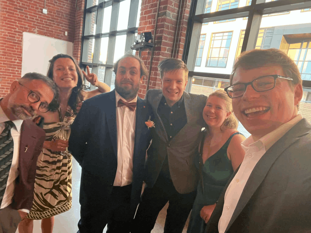 Selfie at a different wedding