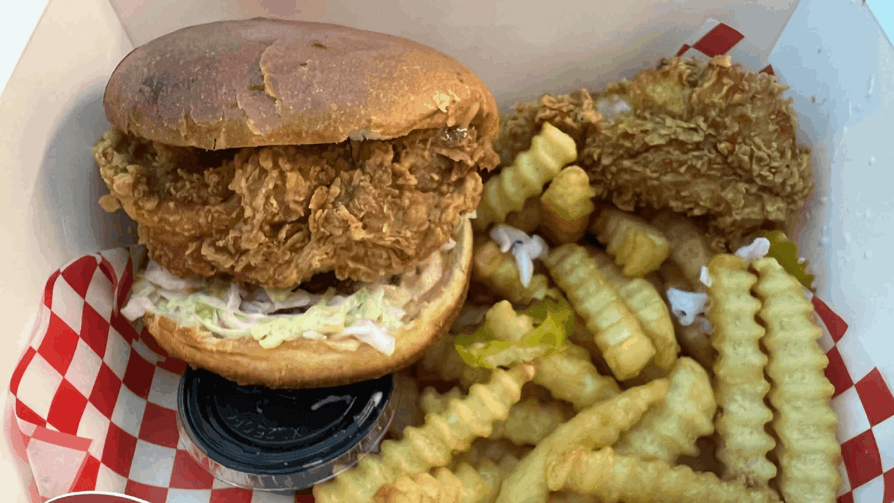A Giant Chicken Sandwich
